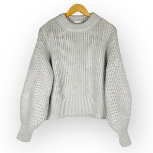 NWT H&M Oversized Balloon Sleeve Chunky Sweater XS